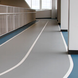 Poured polyurethane seamless flooring for community centres