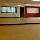 Omnisports Speed resistant synthetic flooring for community centres
