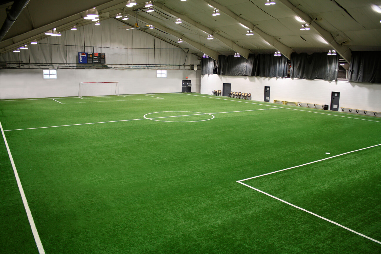 Synthetic turf TurfLink TL80 at the Beaconsfield sports centre (Beaconsfield, Quebec)