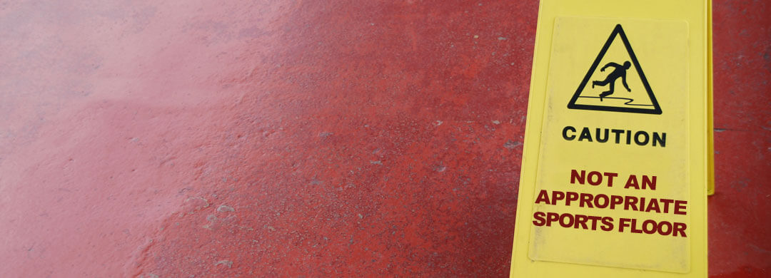 Not an appropriate sports flooring