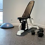 Revêtement de plancher MaxFlor+ dans un centre d'entraînement