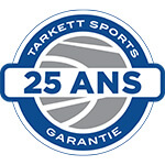 Logo de la garantie de 25 ans sur les planchers sportifs Omnisports