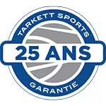 Logo of the Greenlay installation method that can be used with Omnisports 6.5 Logo de la garantie de 25 ans sur les planchers sportifs Omnisports