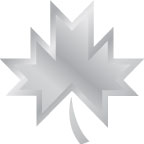 Logo of Maple Leaf to represent durability of maple