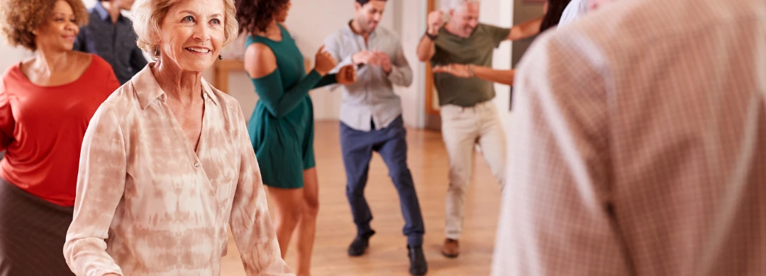 Cours de danse dans un centre communautaire