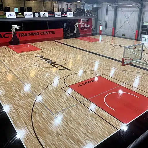 Exemple de projet avec bois franc d'érable de troisième qualité