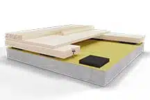 ClutchCourt MFMA maple hardwood sports flooring system