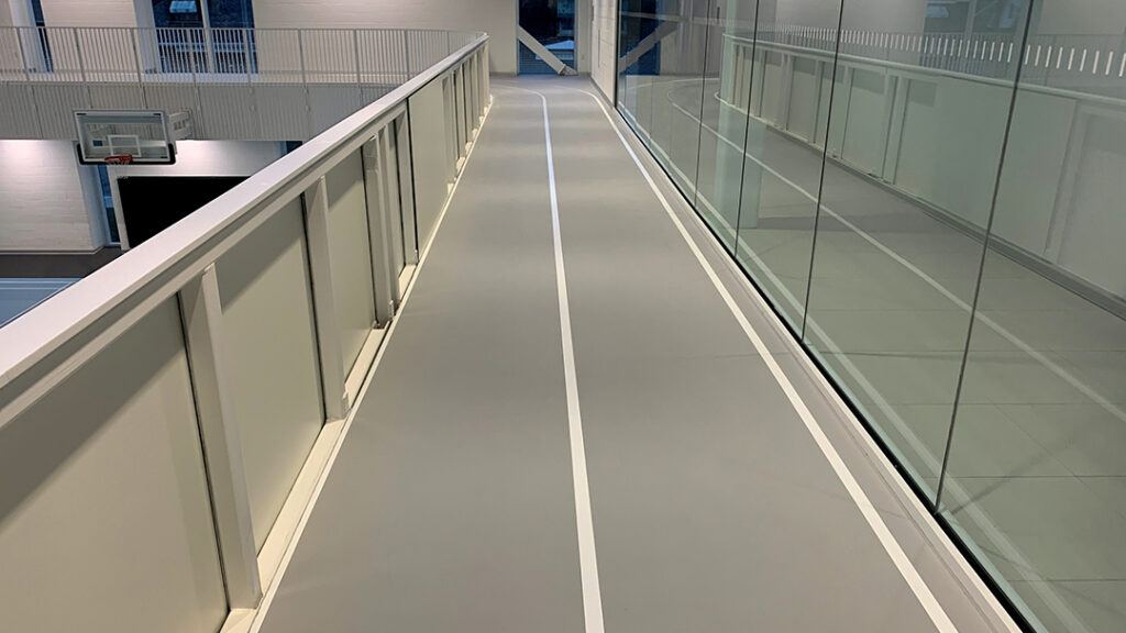 Bernie Morelli Recreation Centre with PolyTurf Plus Pad and Pour