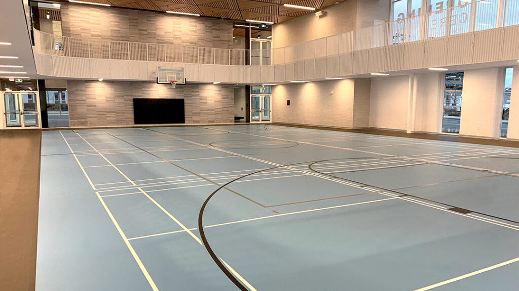 Bernie Morelli Recreation Centre with PolyTurf Plus Pad and Pour