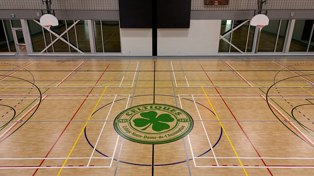 Collège Notre-Dame-de-l'Assomption avec surface sportive Omnisports Active+